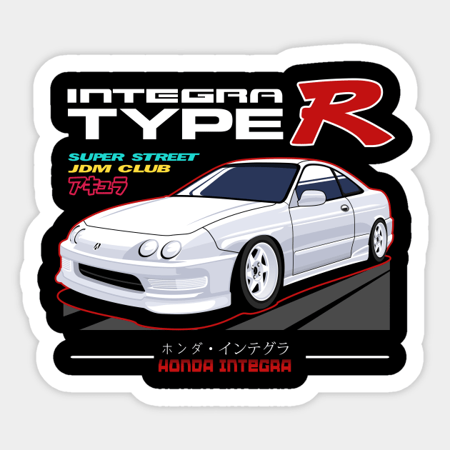 Integra Type R JDM Legend Sticker by masjestudio